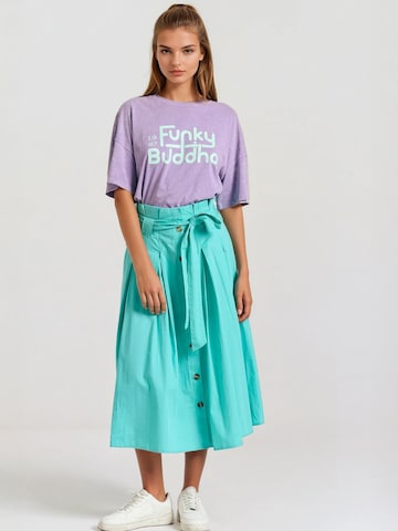 Jupe Funky Buddha en vert
