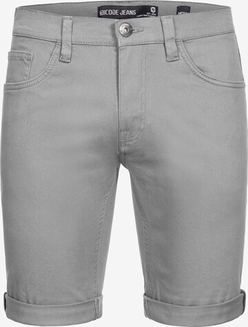 Pantalon 'Villeurbanne' INDICODE JEANS en gris : devant