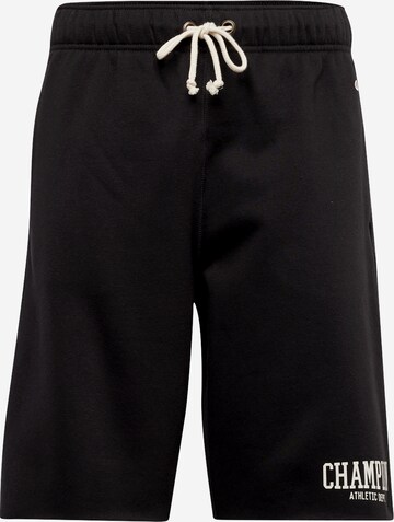 Regular Pantalon Champion Authentic Athletic Apparel en noir : devant
