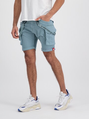 ALPHA INDUSTRIES - Tapered Pantalón cargo en azul