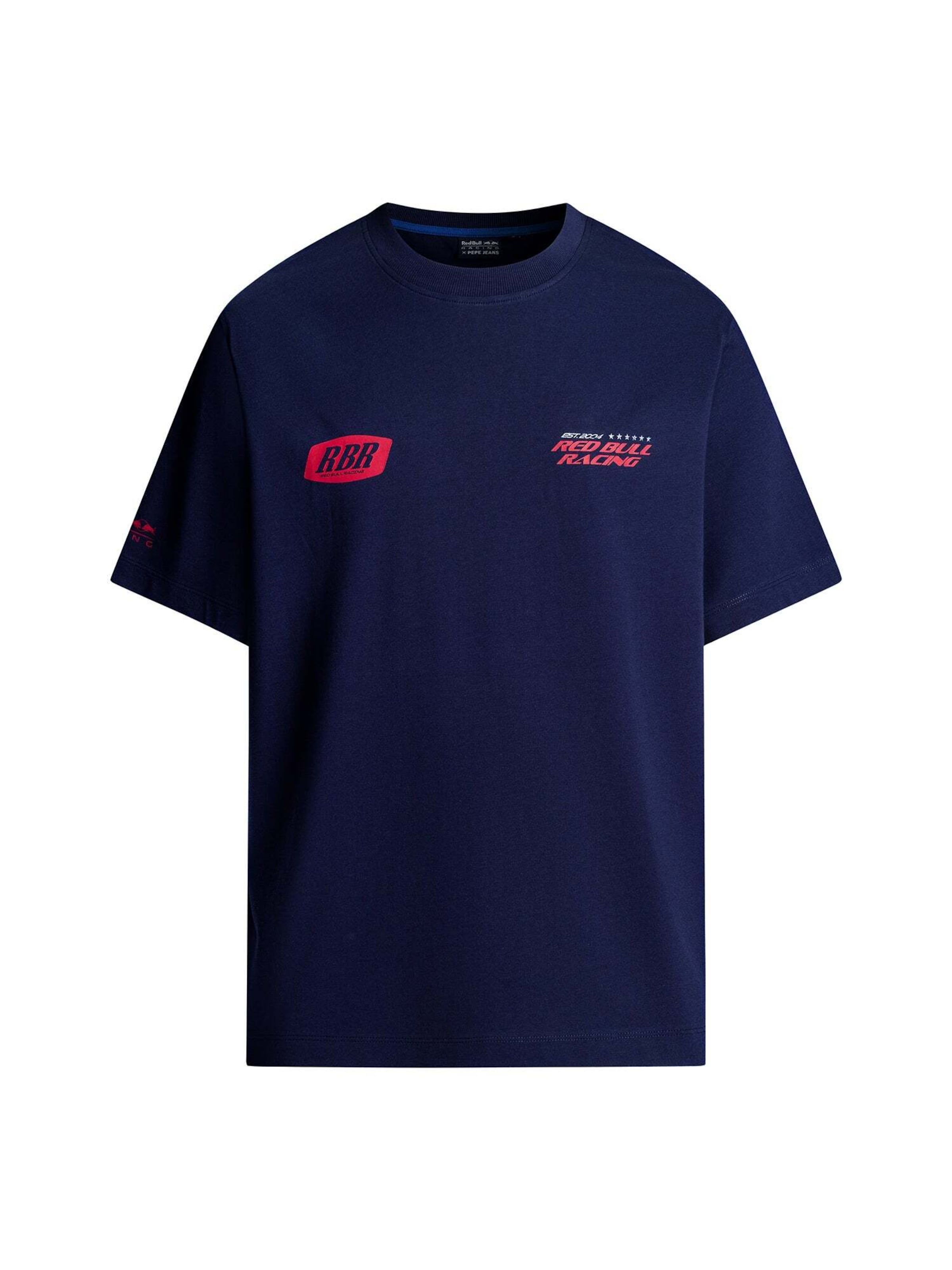 Red Bull Racing x Pepe Jeans Shirt in Blauw: voorkant