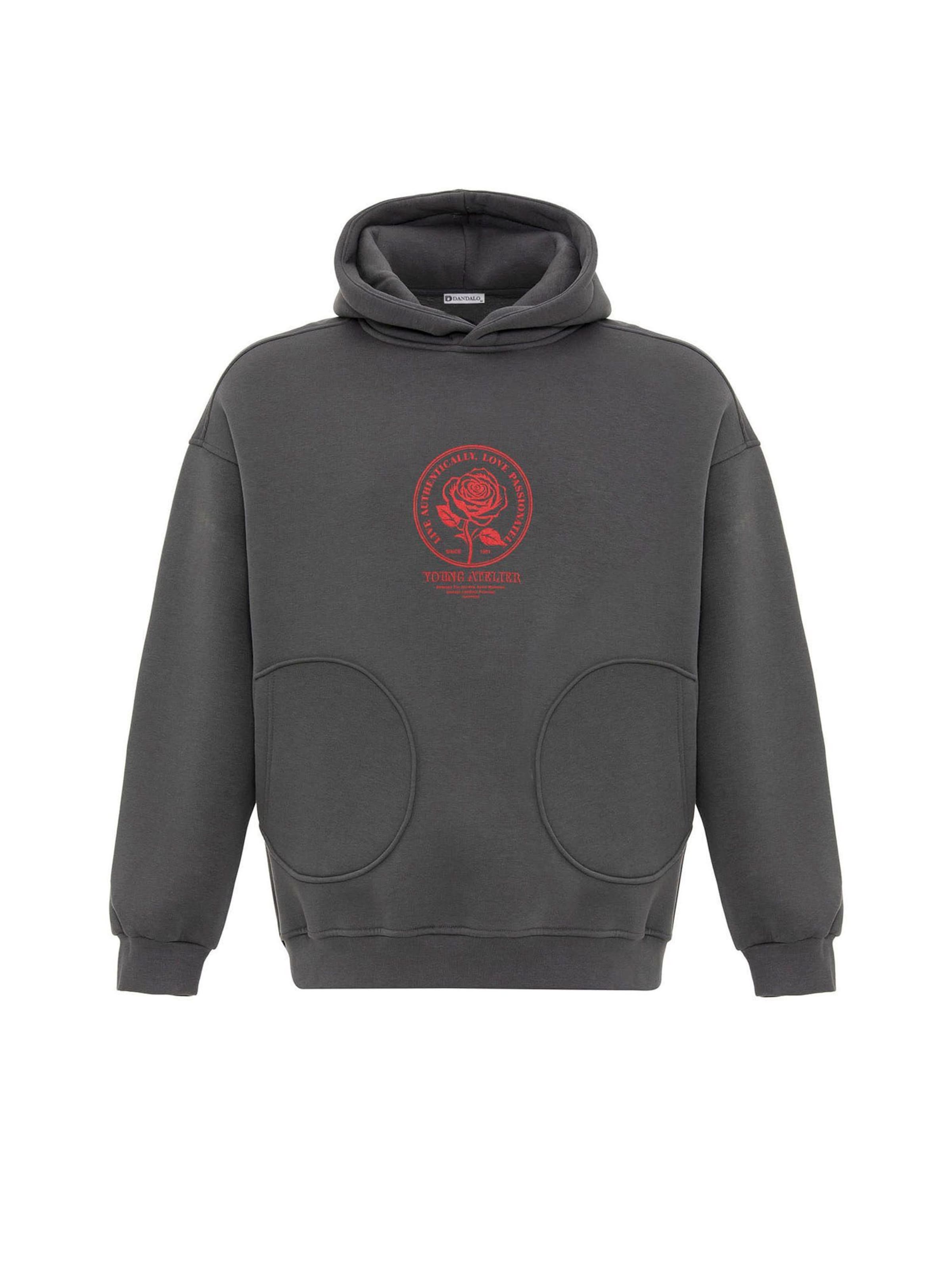 Dandalo Mikina – šedá: přední strana