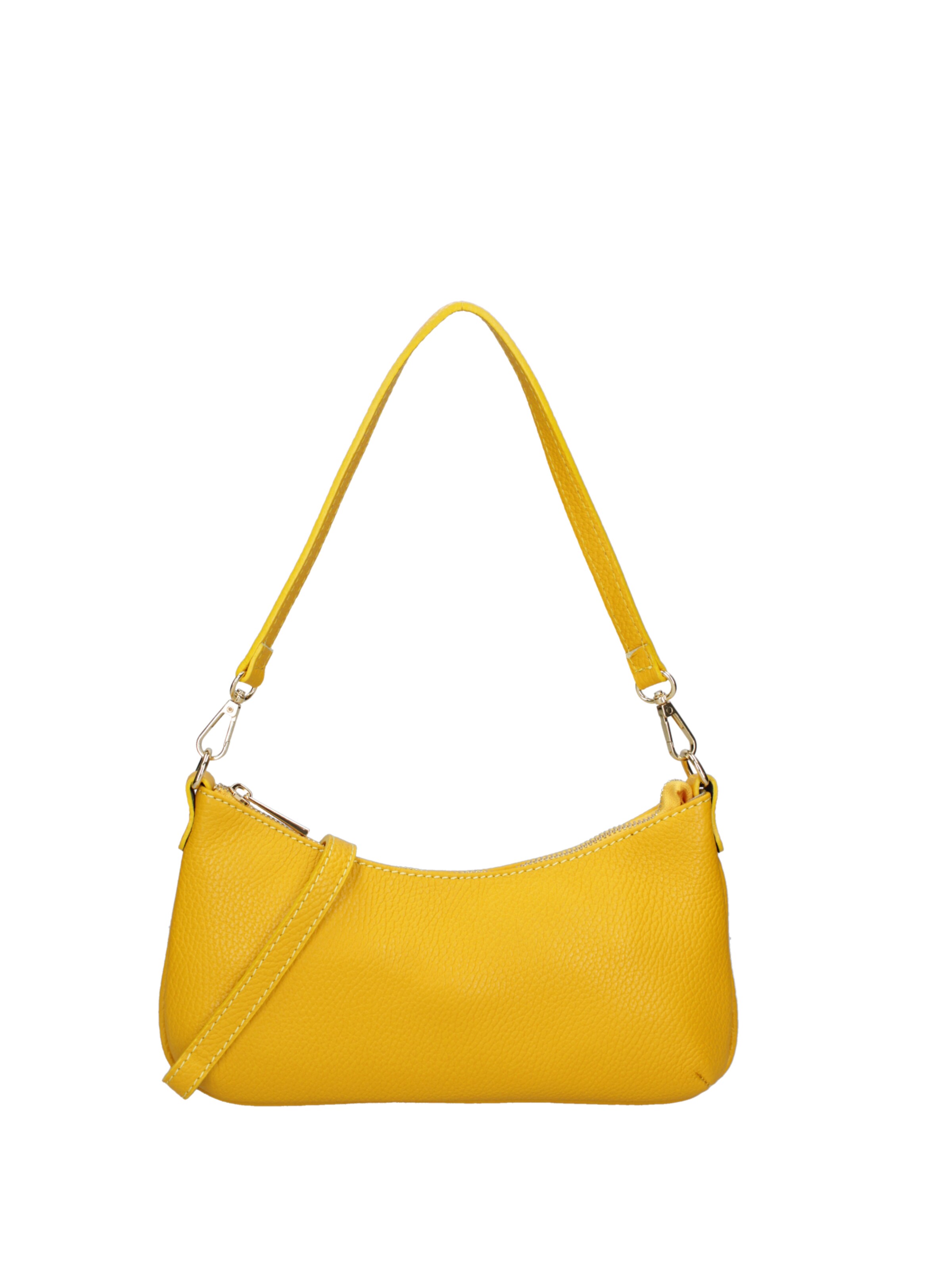 Borsa a spalla di Gave Lux in giallo: frontale