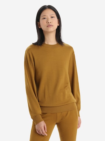 ICEBREAKERSportska sweater majica 'Crush' - smeđa boja