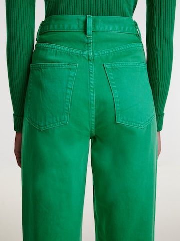 EDITED Wide leg Jeans 'Avery' in Green