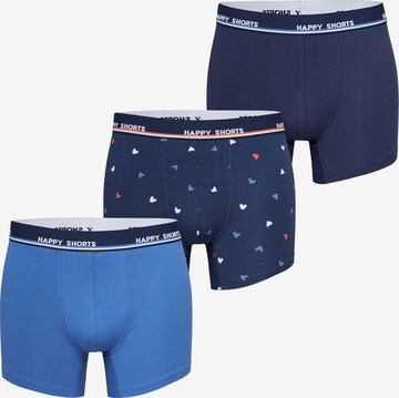 Boxers 'Motive' Happy Shorts en bleu : devant