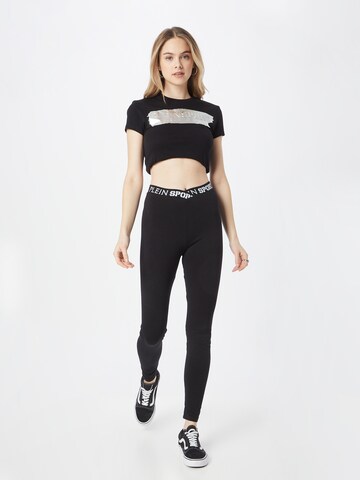 Plein Sport Skinny Leggings in Black