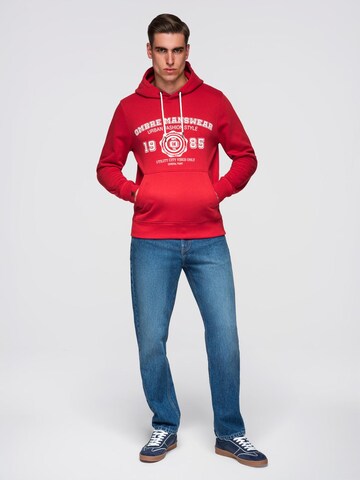Ombre - Sudadera en rojo