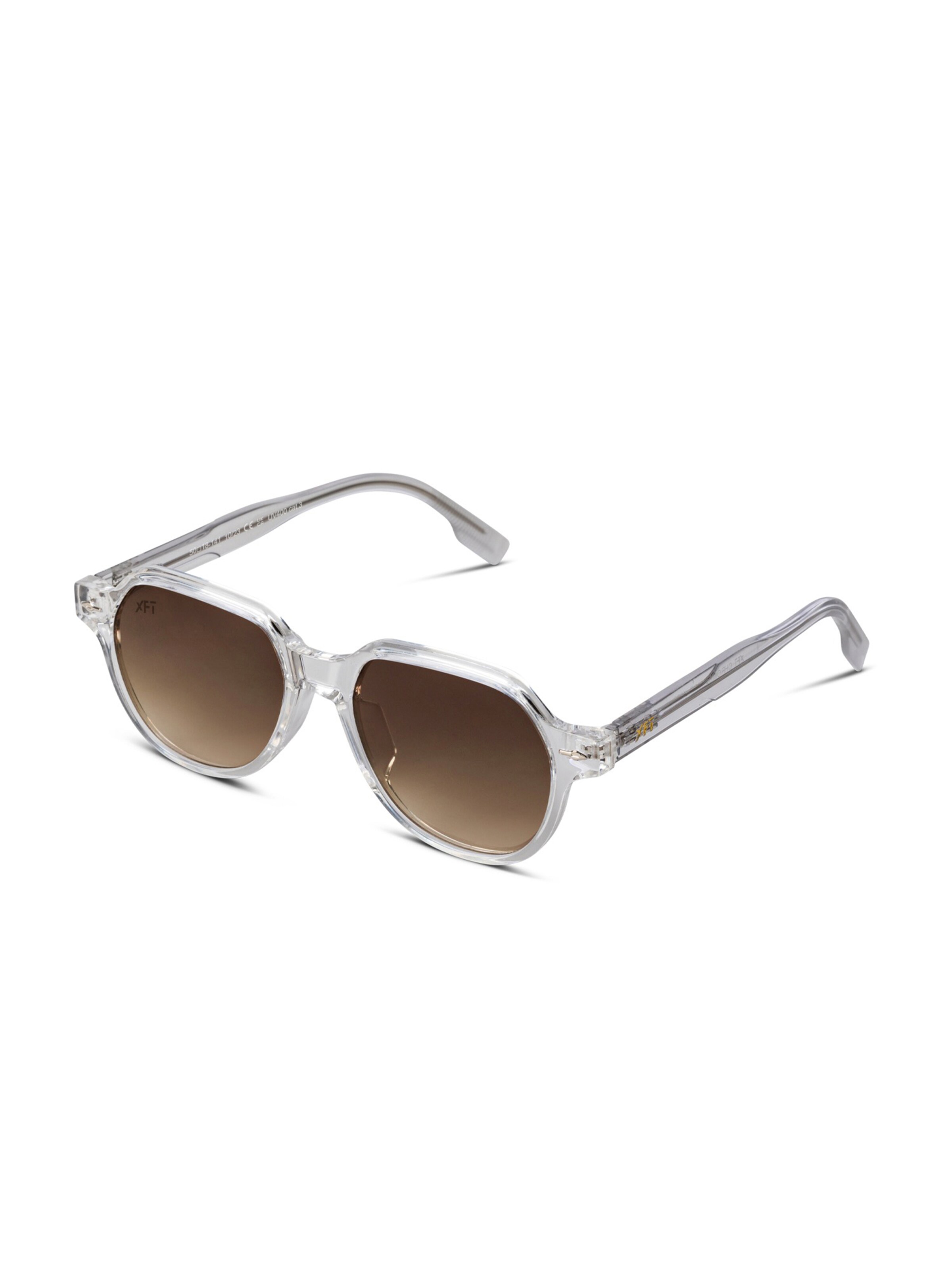 X Frame Therapy Sunglasses 'Chromashade Sun' in Brown: front