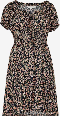 Robe Apricot en bleu : devant