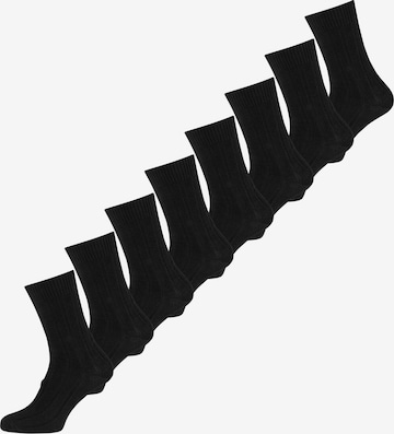 Nur Die Freizeitsocken ' Warme Socke Thermo ' in Schwarz: Vorderseite
