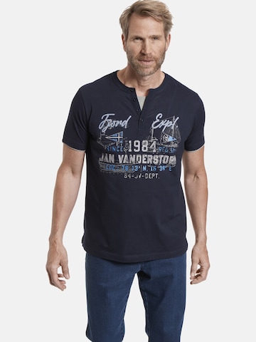 Jan Vanderstorm T-Shirt ' Niels ' in Blau: predná strana