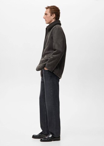 MANGO MAN Between-Season Jacket 'Pew' in Brown