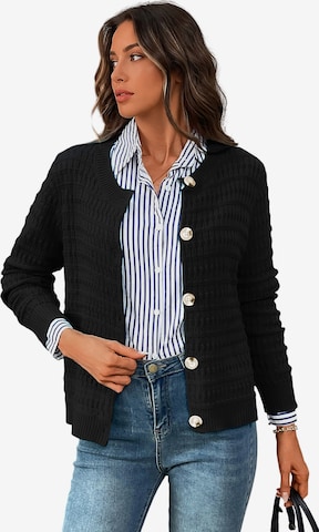 Magicshe Strickjacke 'Strickjacke' in Schwarz: Vorderseite