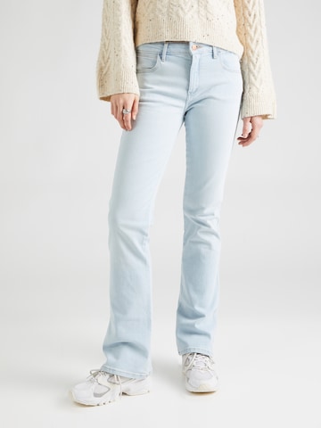 WRANGLER Bootcut Jeans i blå: framsida