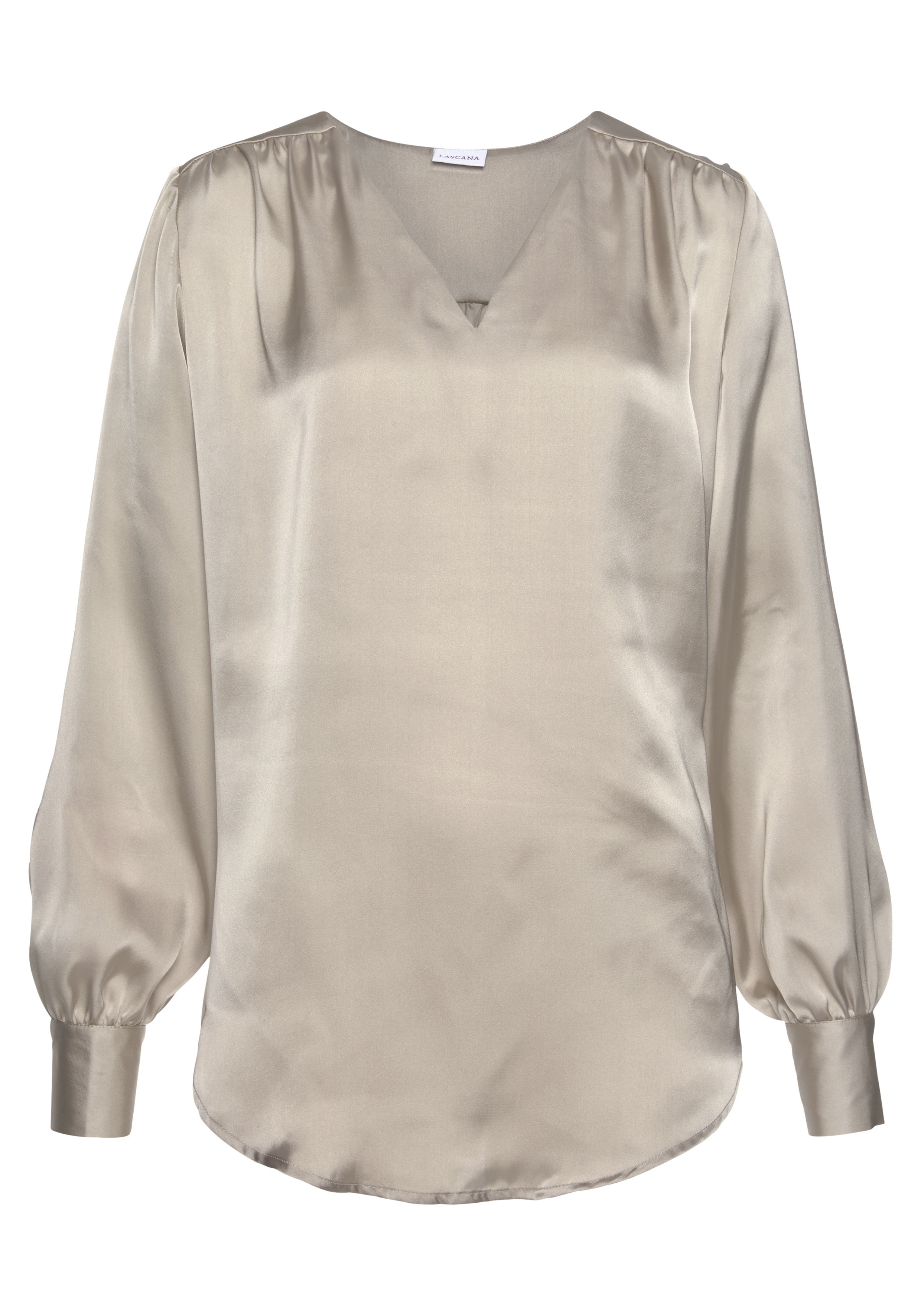 LASCANA Bluse in Beige: predná strana