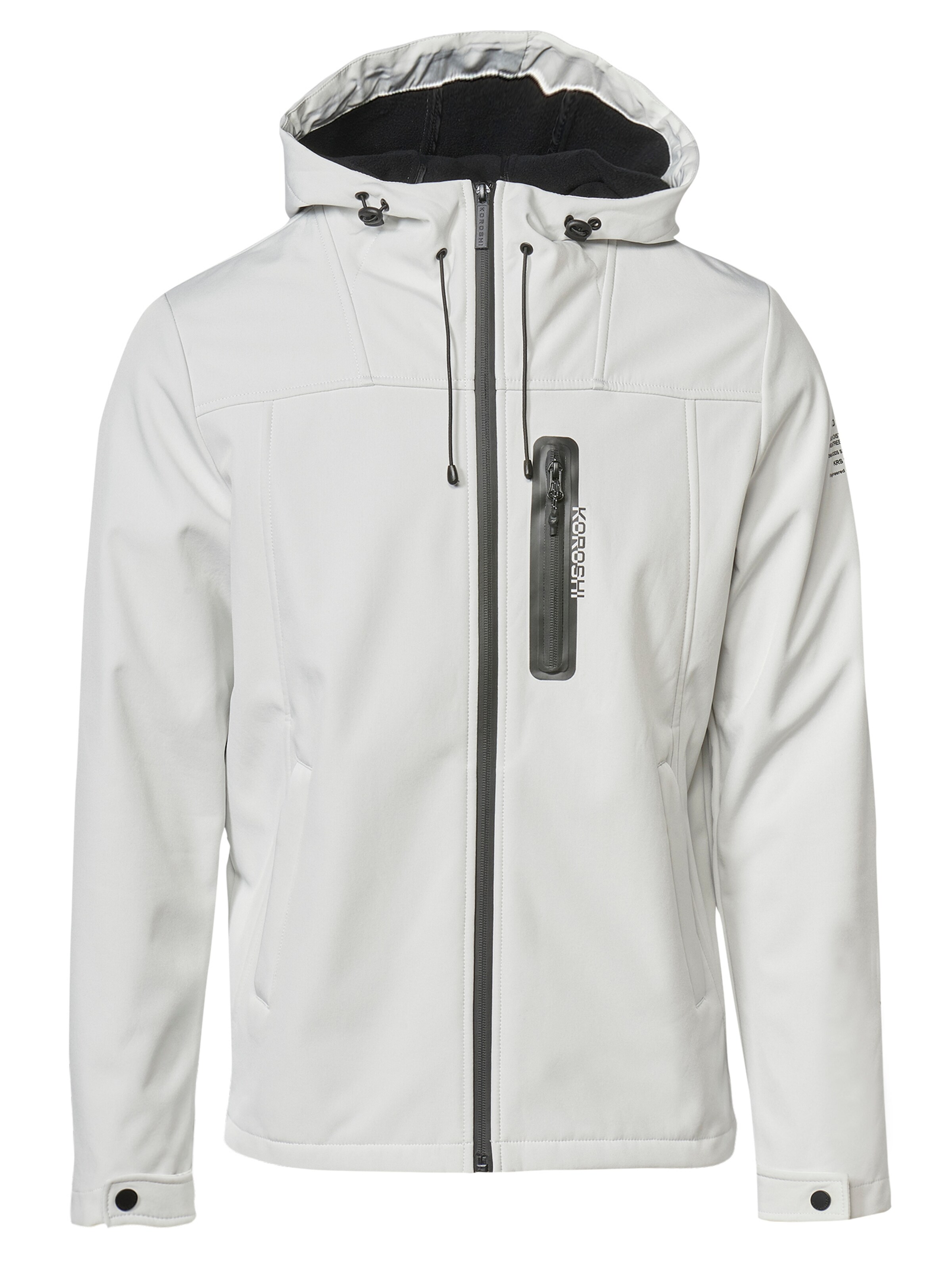 KOROSHI Overgangsjakke 'Jägerin' i hvid: forside