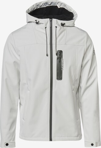 KOROSHI Between-season jacket 'Jägerin' in White: front