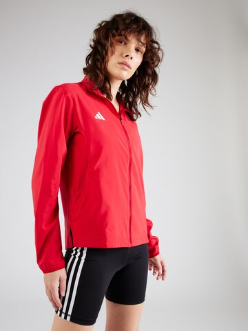 raudona ADIDAS PERFORMANCE Sportinė striukė 'ADIZERO': priekis