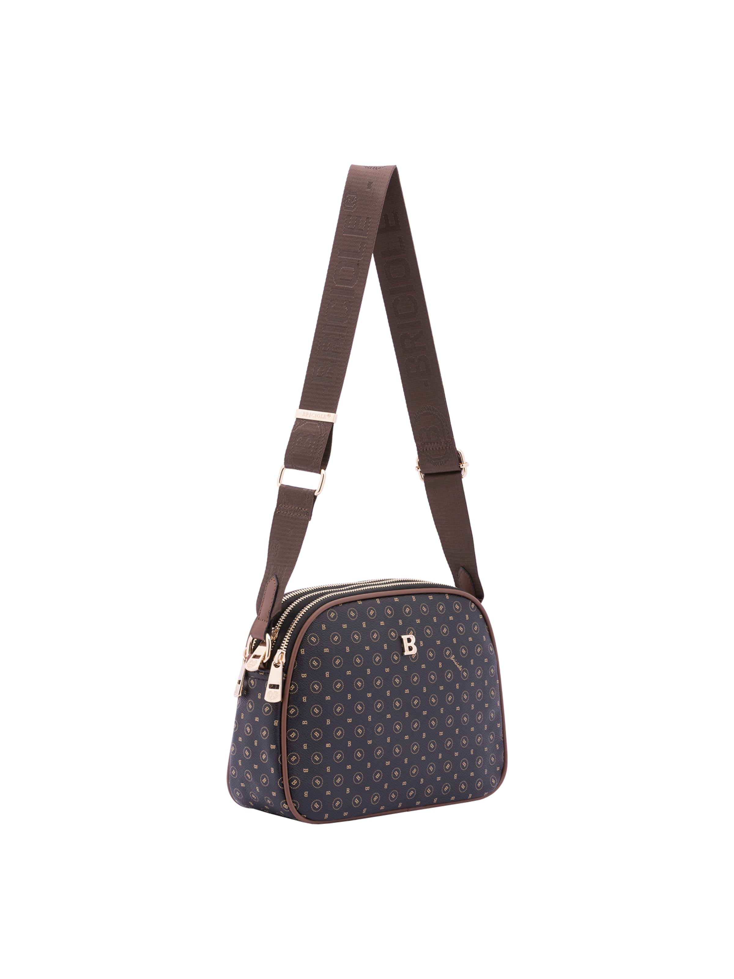 Briciole Crossbody bag in Black: front