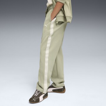 PUMA Loosefit Jogginghose 'Essentials' in Grün