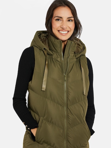 Threadbare Bodywarmer 'Vamp' in Groen