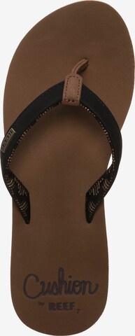 REEF T-Bar Sandals 'Cushion Sands' in Black