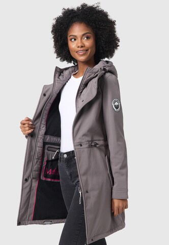 Manteau fonctionnel MARIKOO en gris : devant