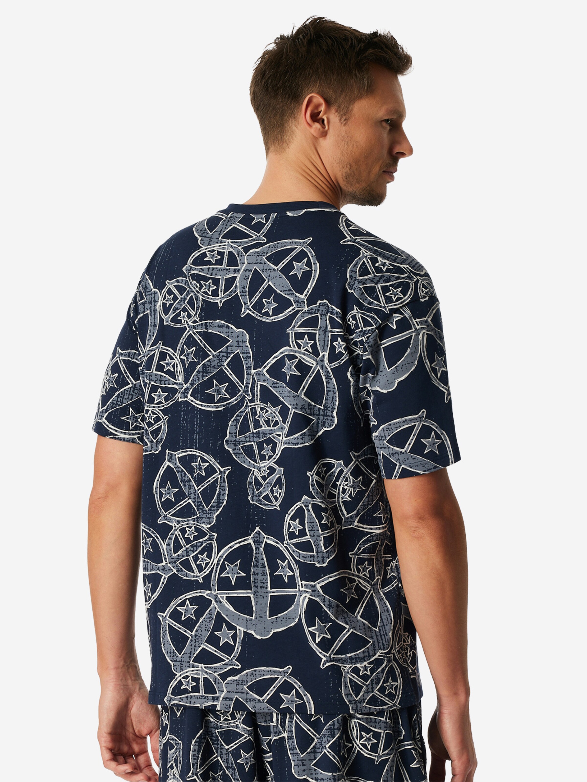 T-Shirt ' SCHIESSER 150 YEARS ' SCHIESSER en bleu