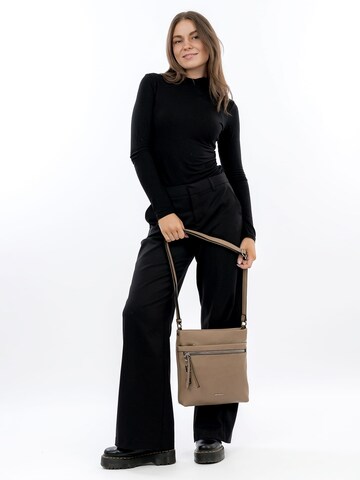 Borsa a spalla ' E&N Harmina ' di Emily & Noah in marrone: frontale
