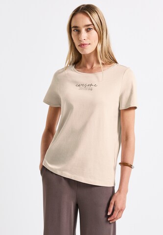 STREET ONE Shirt in Beige: front