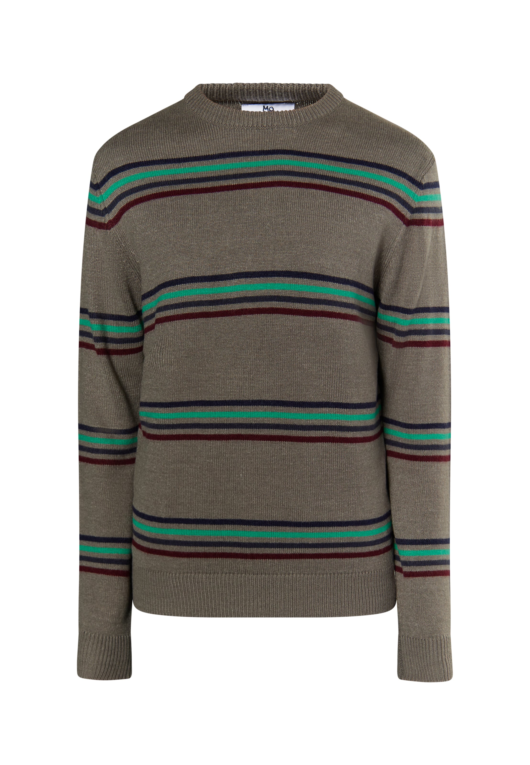 MO Свитер 'Rovic' в Серый: спереди