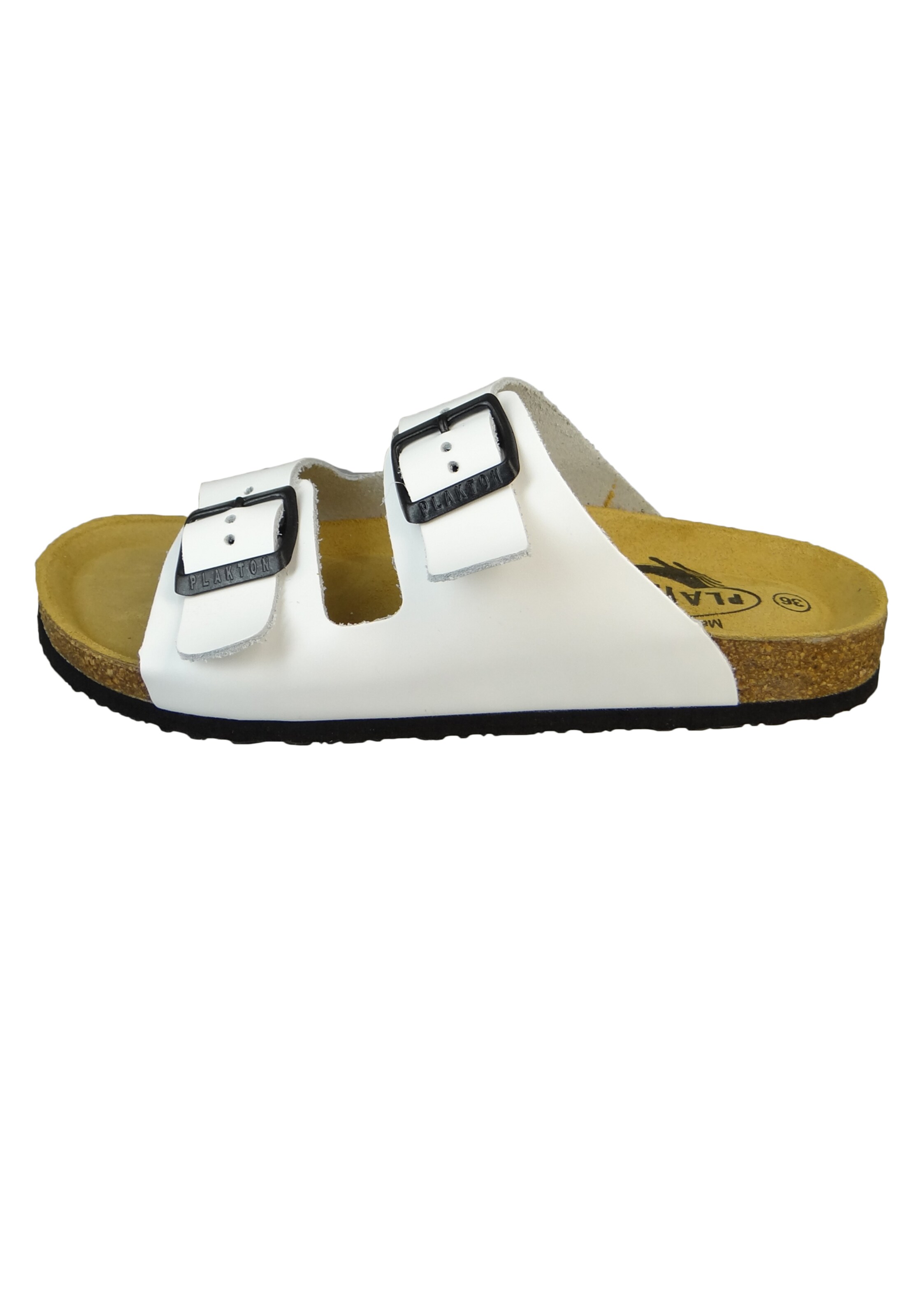 Mule 'Nappa Rust' Plakton en blanc
