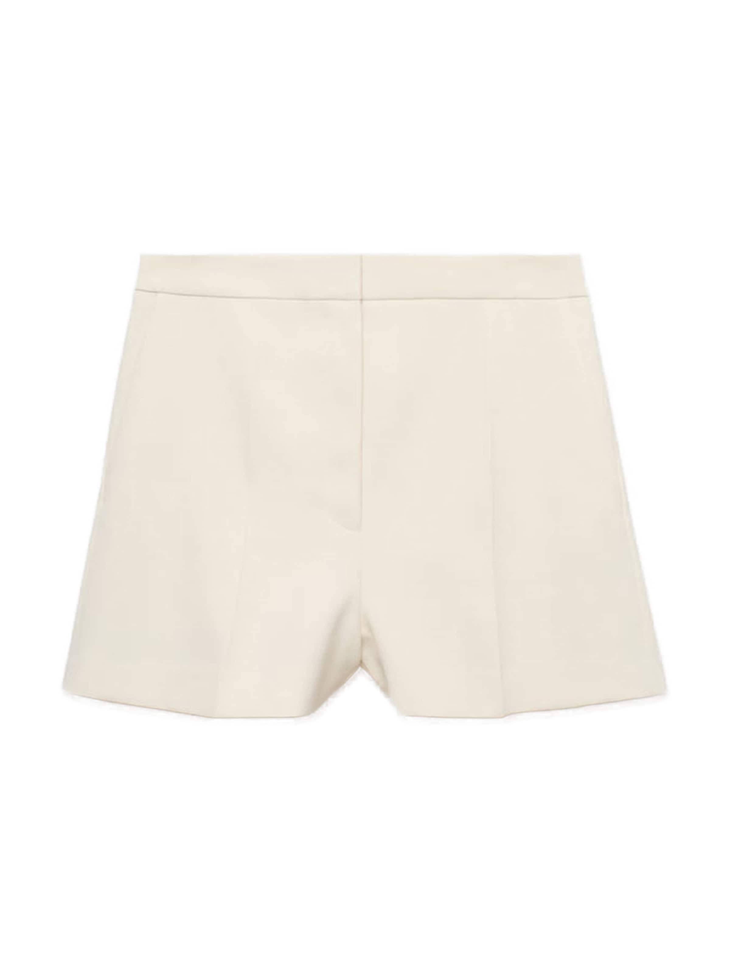 MANGO Trousers with creases 'LILO' in Beige: front