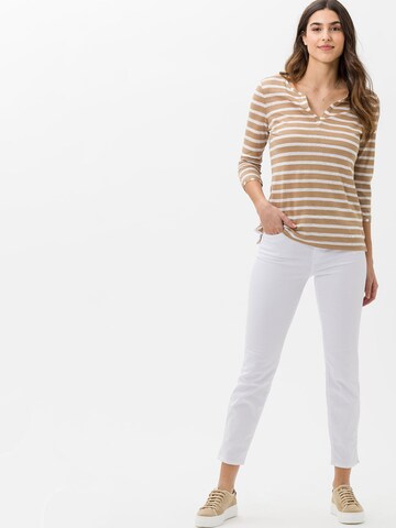 BRAX T-shirt 'Claire' i beige