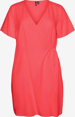 Robe 'VMMymilo' Vero Moda Curve en orange : devant