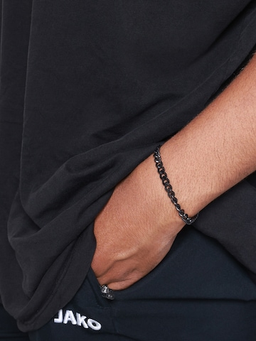 Heideman Armband 'Jason' in Zwart: voorkant