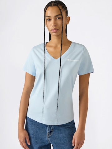 Champion Authentic Athletic Apparel Shirt in Blauw: voorkant