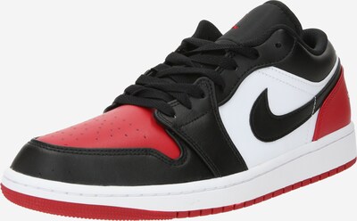Jordan Låg sneaker 'Air Jordan 1' i röd / svart / vit, Produktvy
