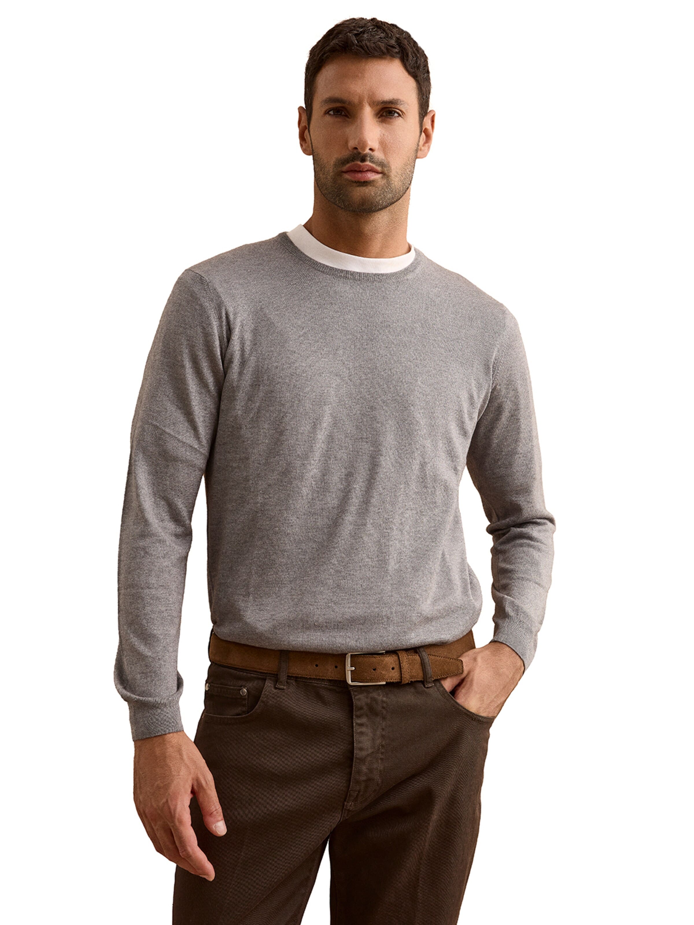Vestes en maille Il Lanificio en gris