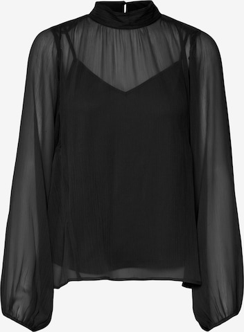 VERO MODA - Blusa 'Rhea' en negro: frente