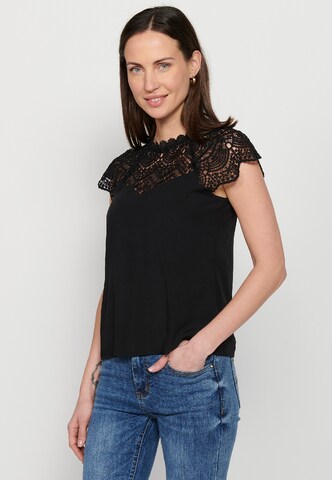 KOROSHI Blouse in Zwart