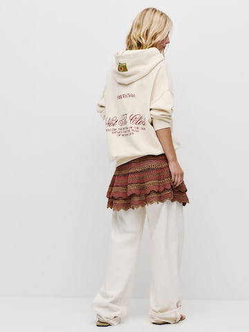 Pull&Bear Mikina 'PACIFIC' - Béžová