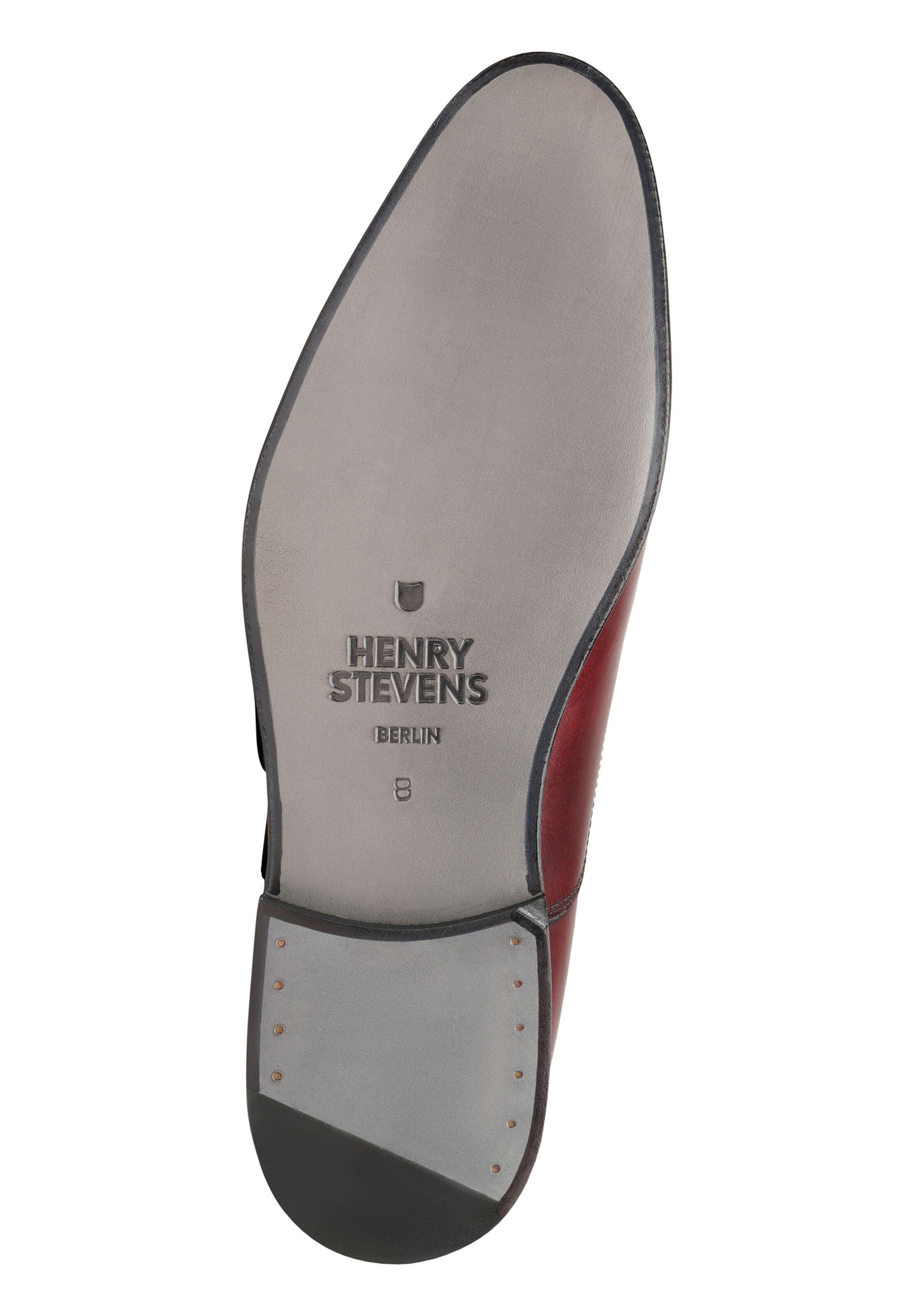 Henry Stevens Schnürschuhe Rahmengenäht 'Marshall CO' in Rot