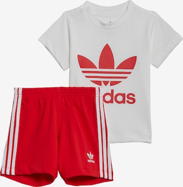 ADIDAS ORIGINALS Sæt 'Trefoil' i rød