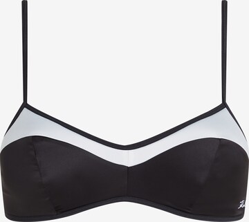 Karl Lagerfeld T-shirt Bra in Black: front