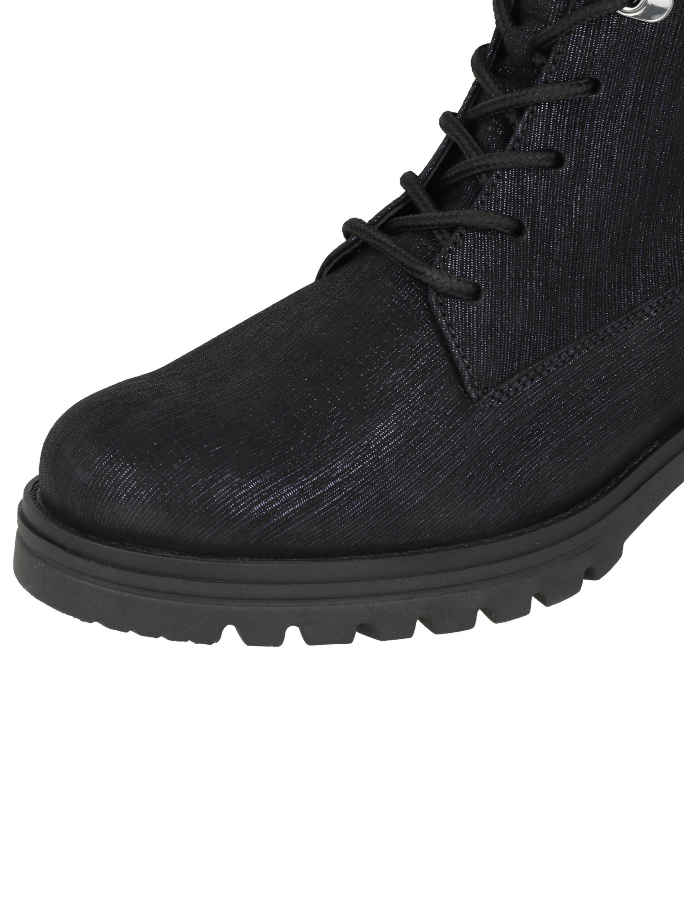 GABOR Schnürstiefelette in Blau