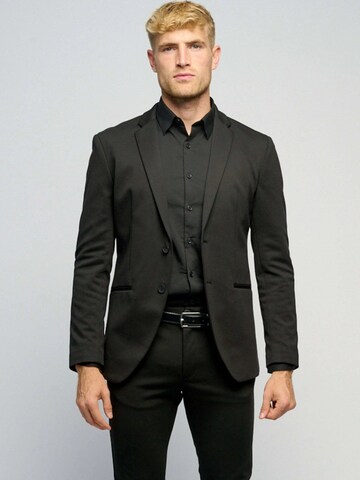 TEESHOPPEN - Regular Fit Camisa ' The Original ' em preto: frente
