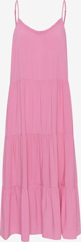 SAINT TROPEZ Jurk 'Eda' in Roze: voorkant