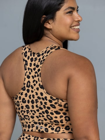 Hey Honey Bustier Sport-BH 'Leo' in Beige